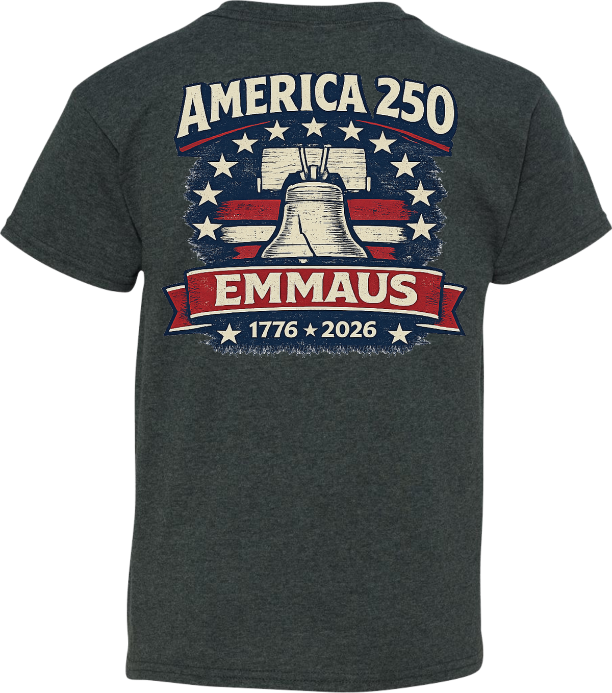 Emmaus 250th Celebration Liberty Bell T-Shirt (Youth)