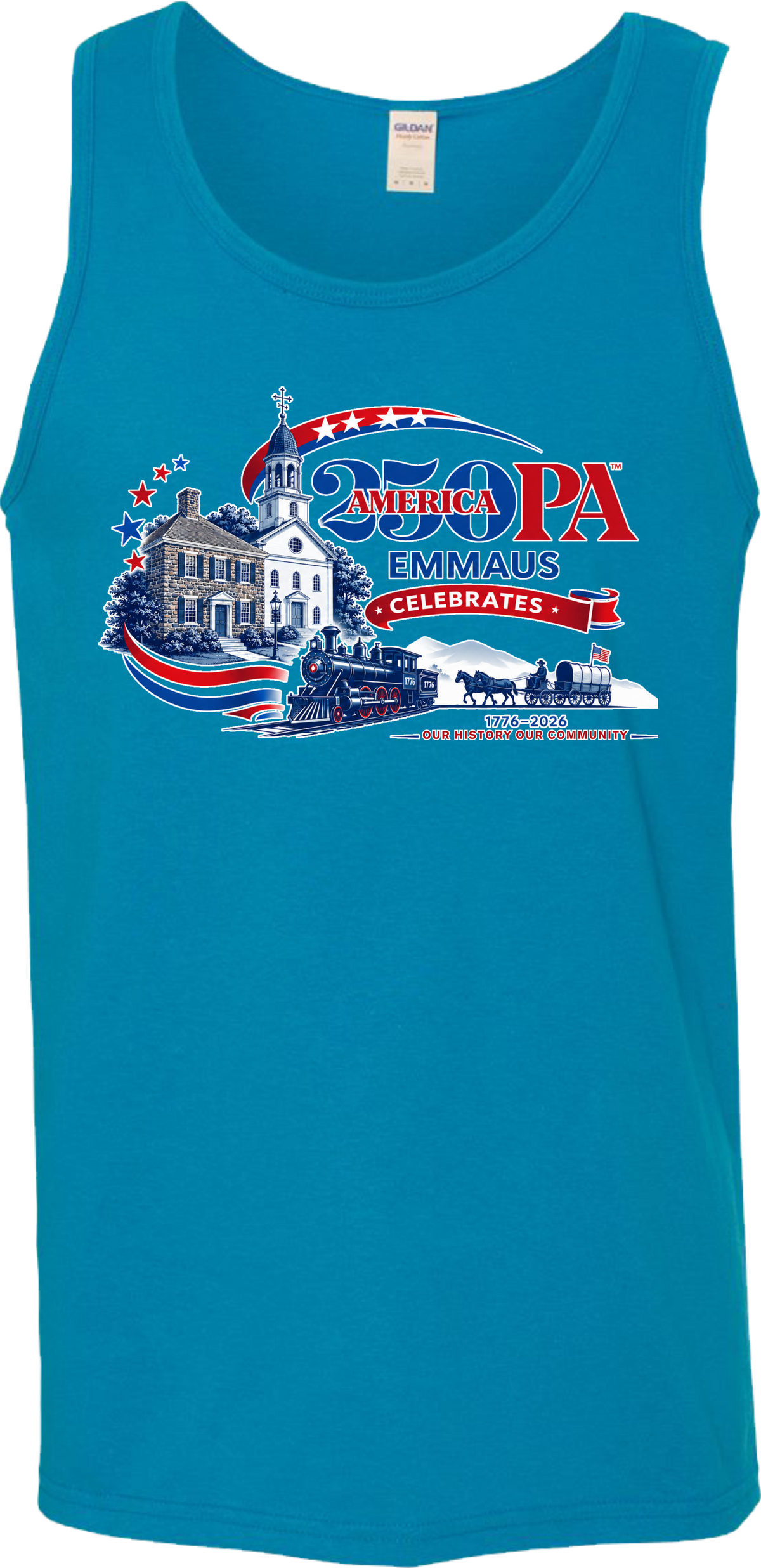 Emmaus 250th Celebration Train Tank (Mens)