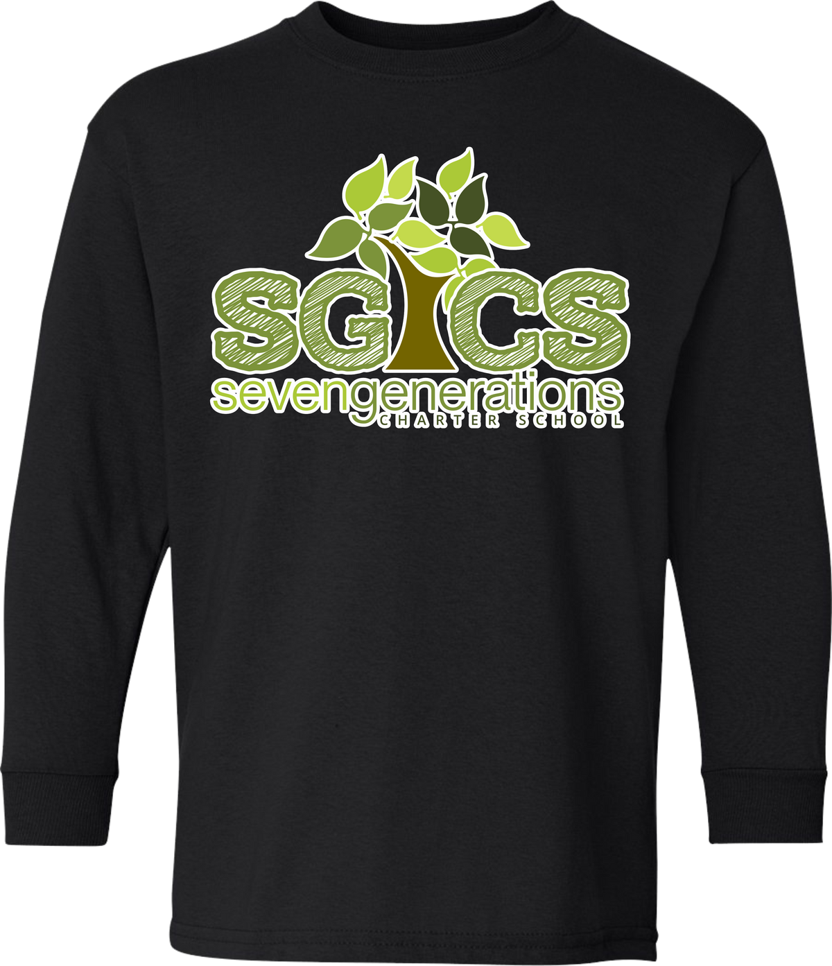 SevenGen SGCS Tree Long-Sleeve Shirt (Youth)