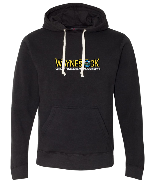 Waynestock 2027 Black Hoodie - Front