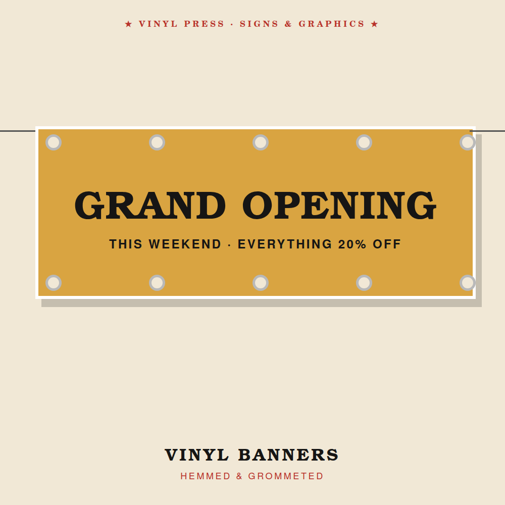 Retractable Banner Stand + Print