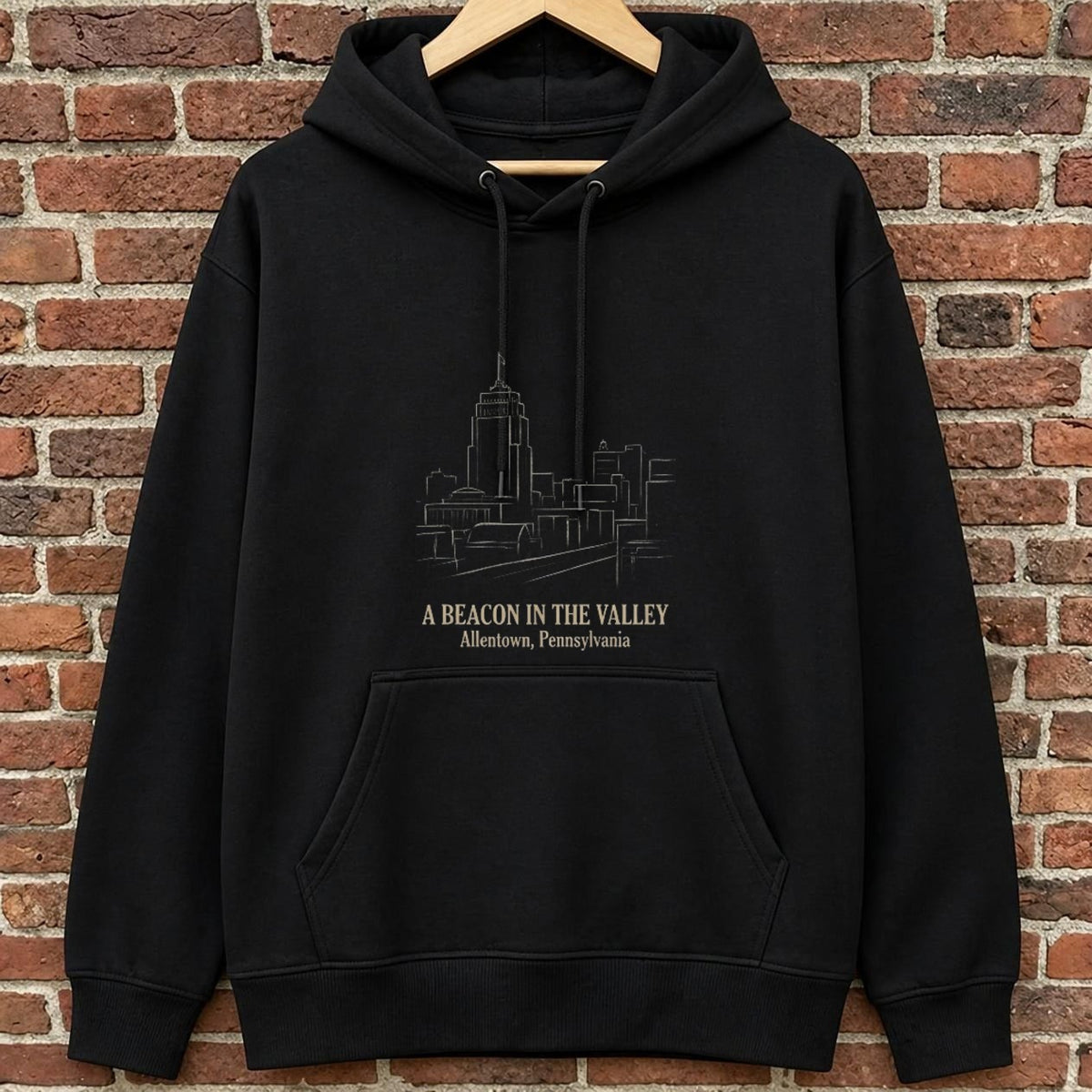 A Beacon in the Valley — Allentown black hoodie