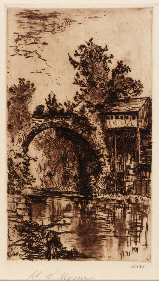 Stone Bridge — Etching Print (DEMO)