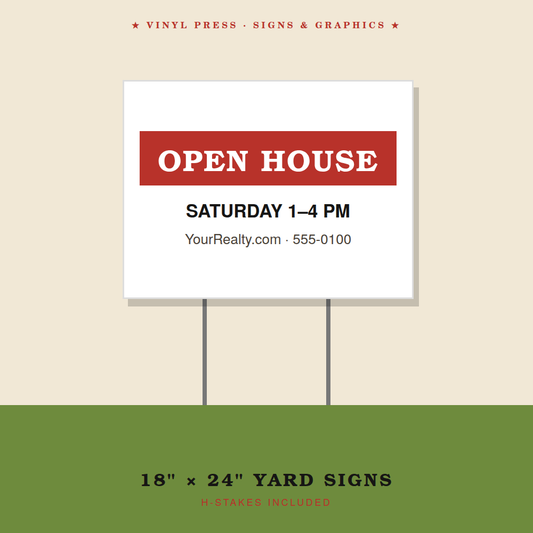 A-Frame Sidewalk Sign Kit + Printed Panels